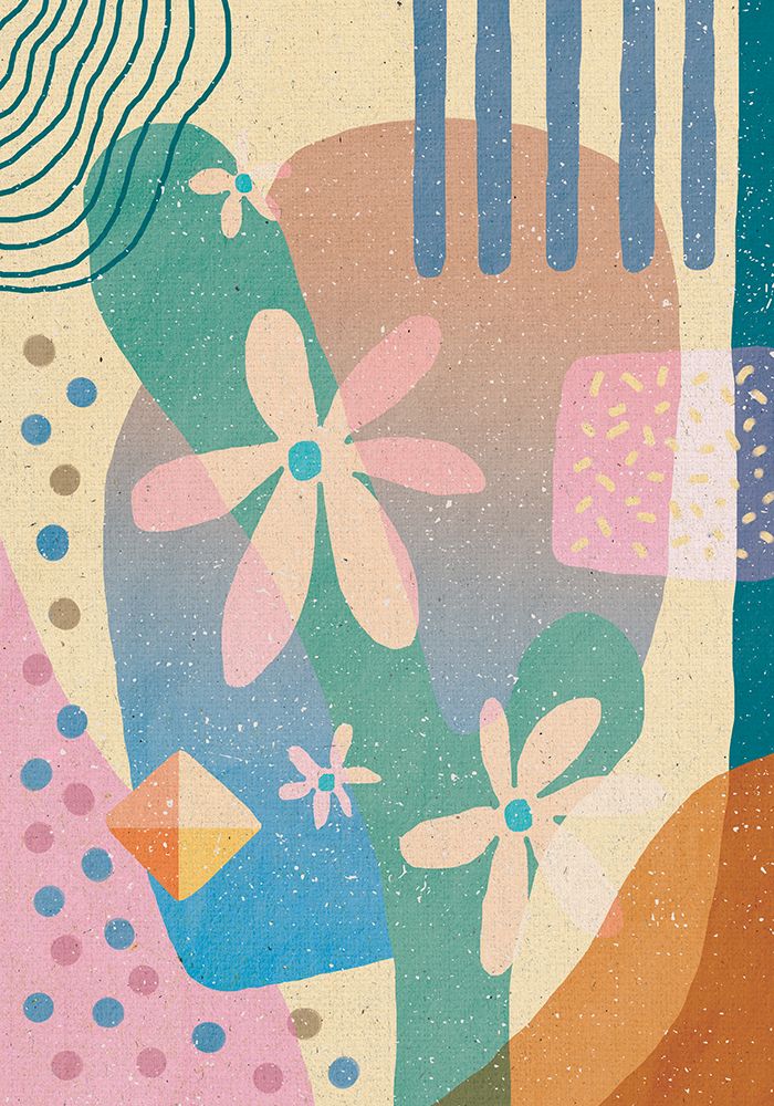 Abstraction of Flowers art print by Aylin Demir for $57.95 CAD