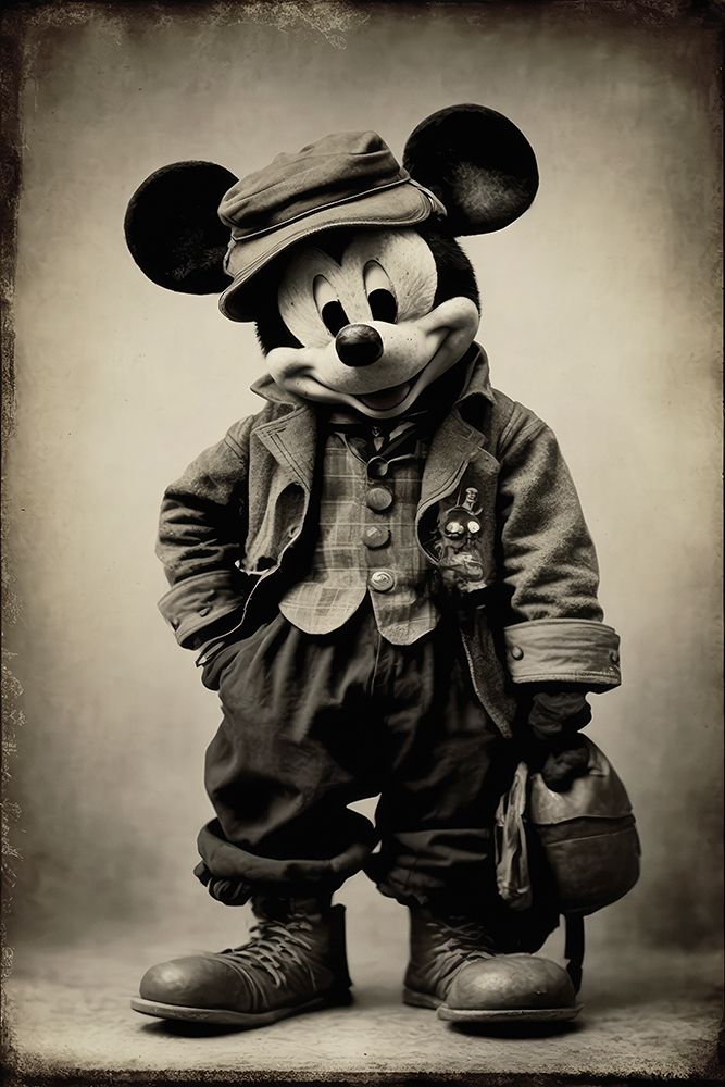 Nostalgic Mickey art print by Treechild for $57.95 CAD