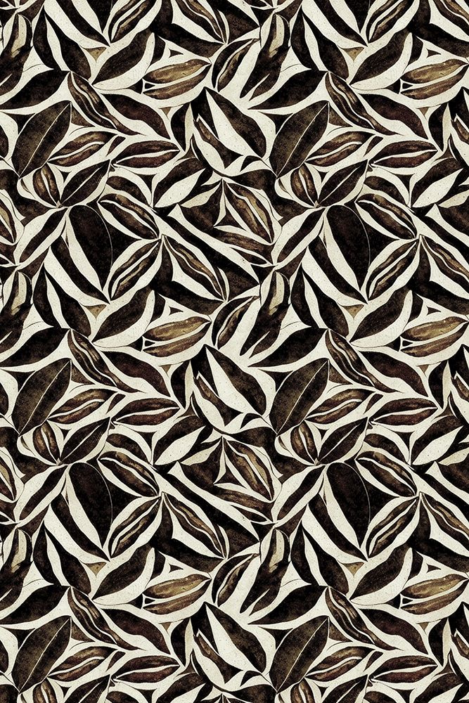 Brown Leafs Pattern art print by Treechild for $57.95 CAD