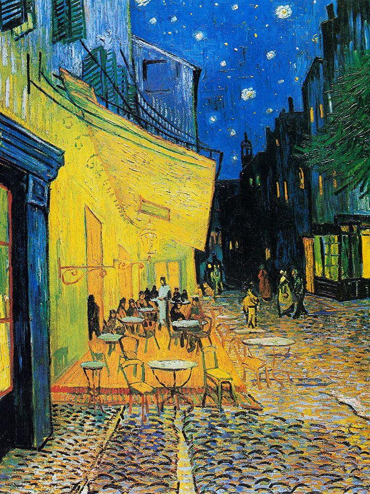 CafAc Terrace At Night art print by Pictufy for $57.95 CAD