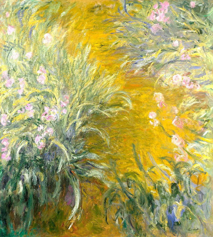 The Path through the Irises art print by Pictufy for $57.95 CAD