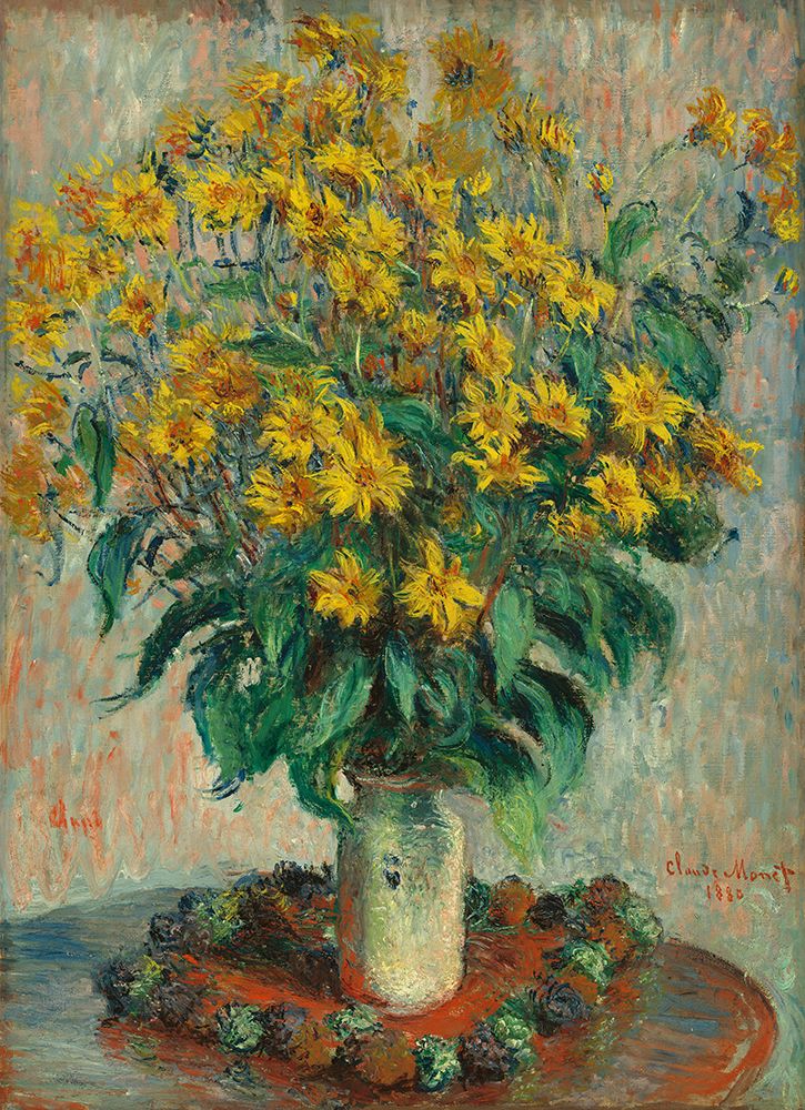 Jerusalem Artichoke Flowers art print by Pictufy for $57.95 CAD