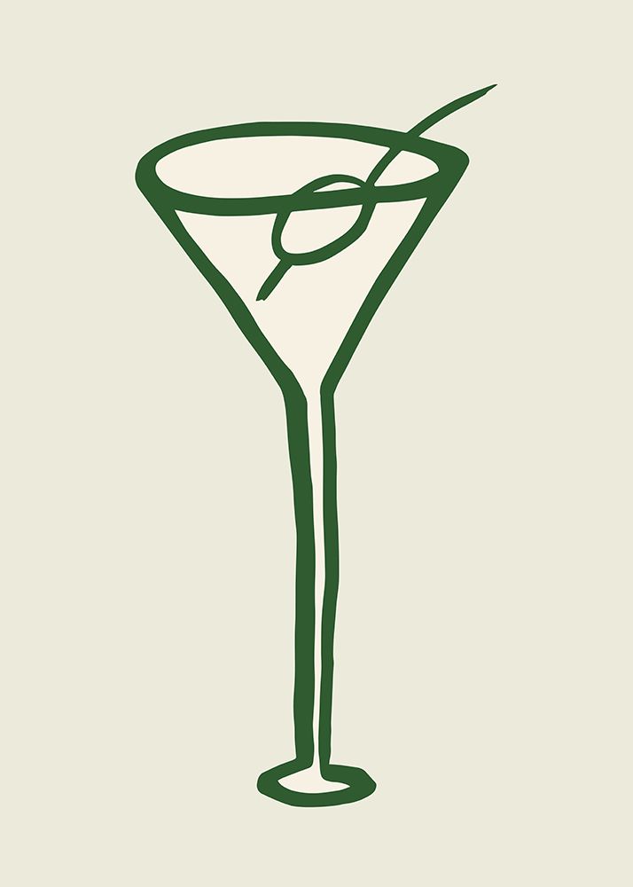 Cocktail Green art print by Pictufy Studio for $57.95 CAD