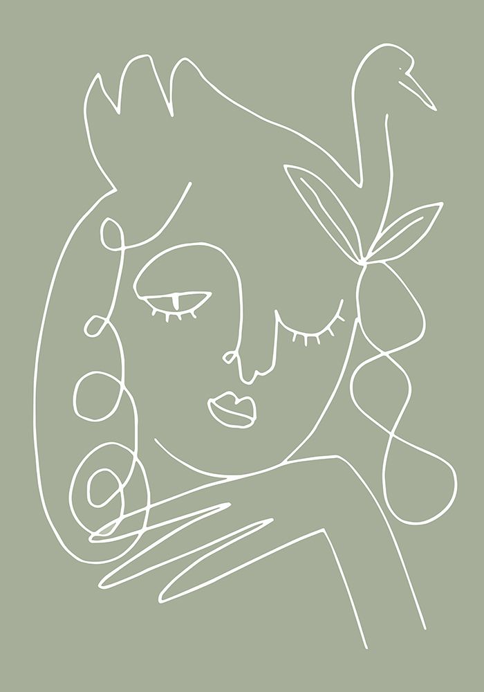 Woman Green art print by Pictufy Studio II for $57.95 CAD