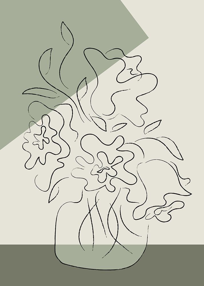 Flower Green art print by Pictufy Studio II for $57.95 CAD