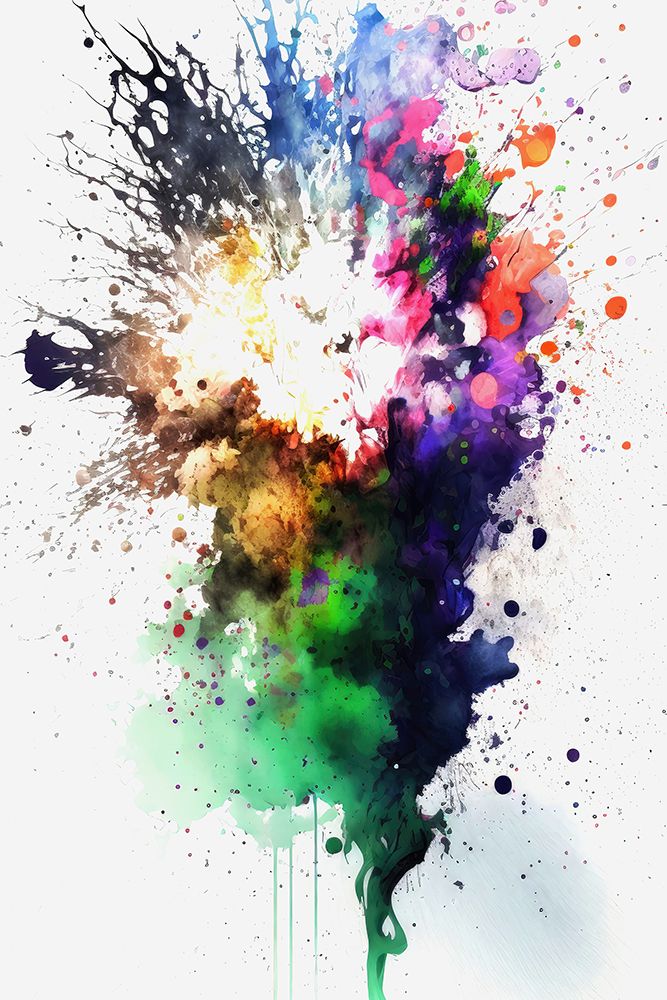 Celestial fireworks art print by Mauro for $57.95 CAD