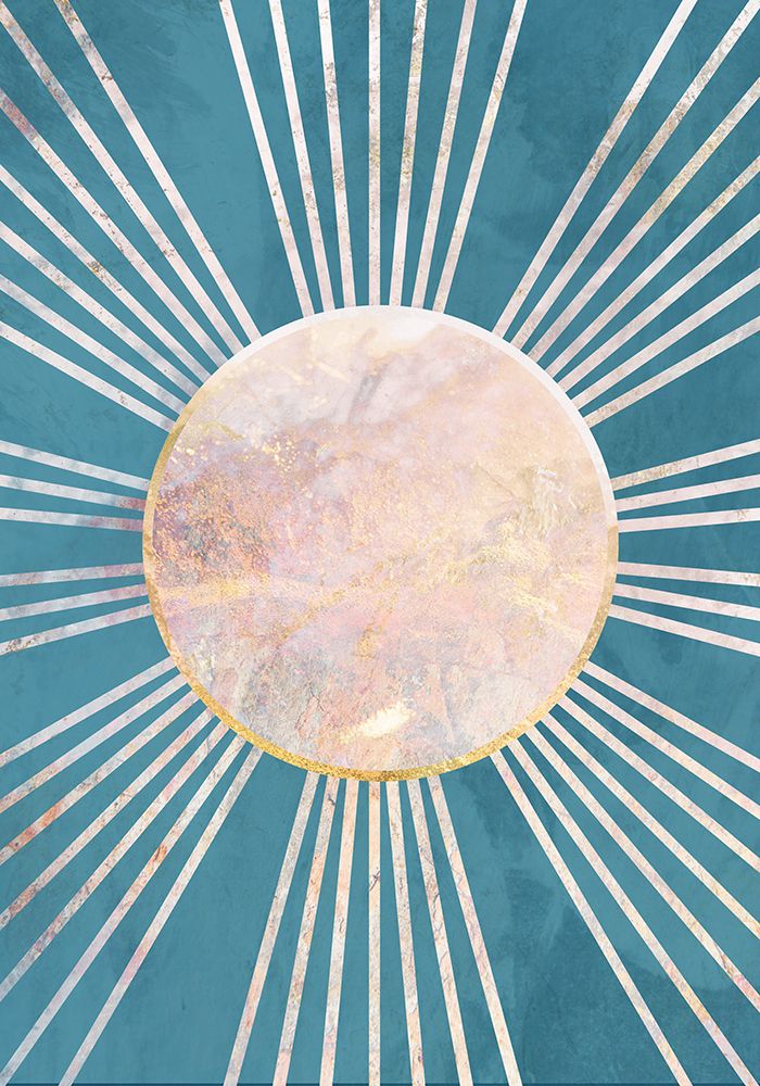 Blue Boho Sunshine art print by Sarah Manovski for $57.95 CAD