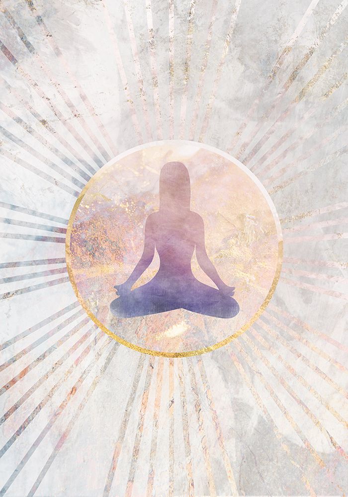 Marble Yoga Sun Rays art print by Sarah Manovski for $57.95 CAD
