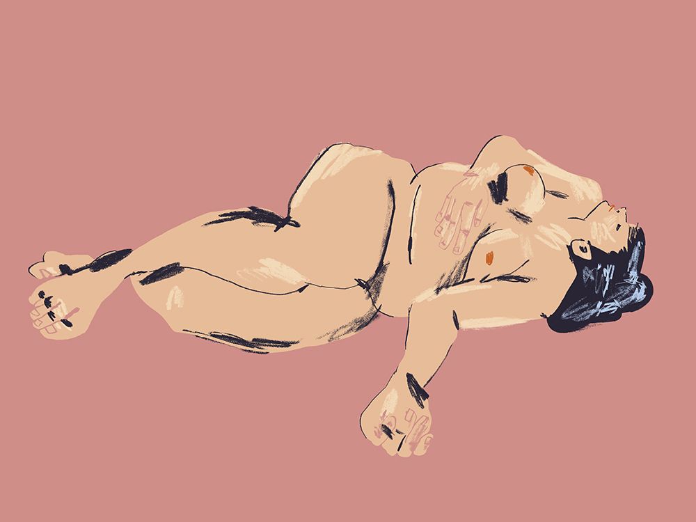 A Girl Lying art print by Francesco Gulina for $57.95 CAD