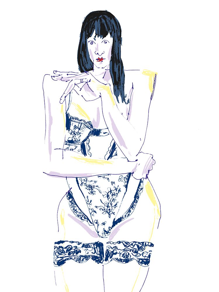 Girl In Lingerie art print by Francesco Gulina for $57.95 CAD