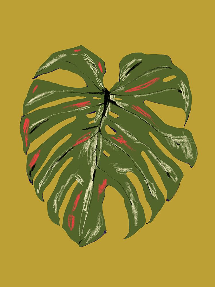 Monstera Leaf Green art print by Francesco Gulina for $57.95 CAD