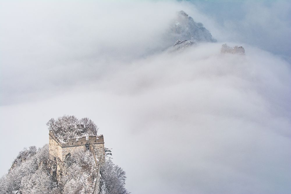 The Great Wall In Winter art print by Simoon for $57.95 CAD