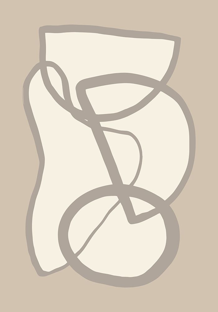 Shape 09 Beige art print by Pictufy Studio for $57.95 CAD