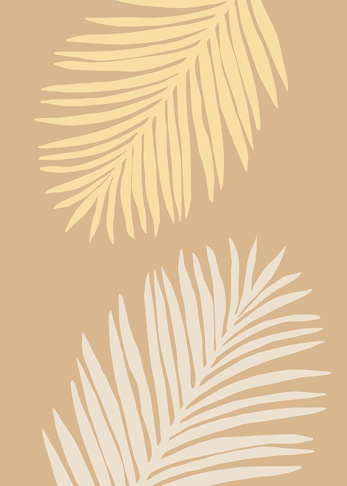 Leaves Yellow art print by Pictufy Studio for $57.95 CAD