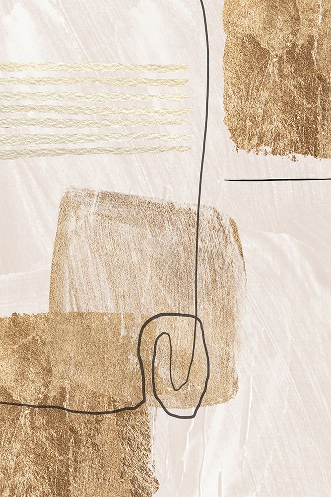 Aesthetic Gold-1 art print by Sally Ann Moss for $57.95 CAD