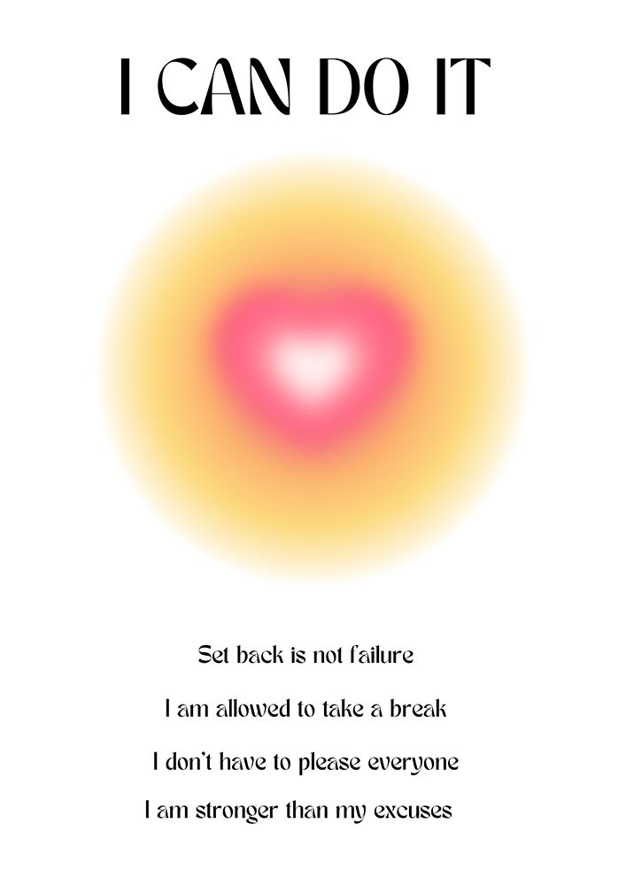 Motivational Aura Poster art print by Amelie for $57.95 CAD