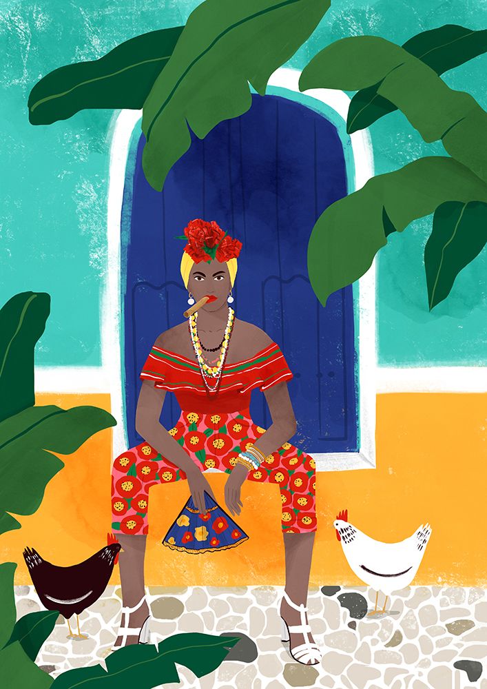 Femm au cigare art print by Maja Tomljanovic for $57.95 CAD