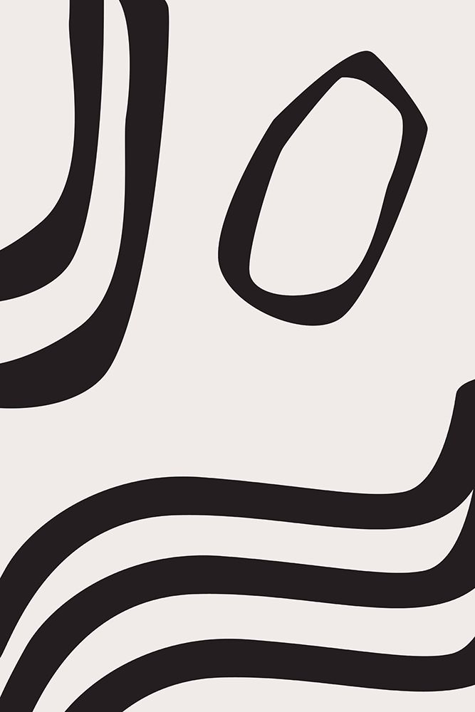 Black Curves art print by Sally Ann Moss for $57.95 CAD