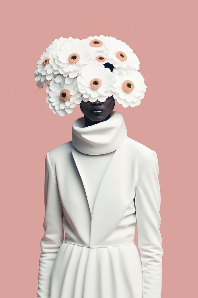 Flower Fashion art print by Treechild for $57.95 CAD