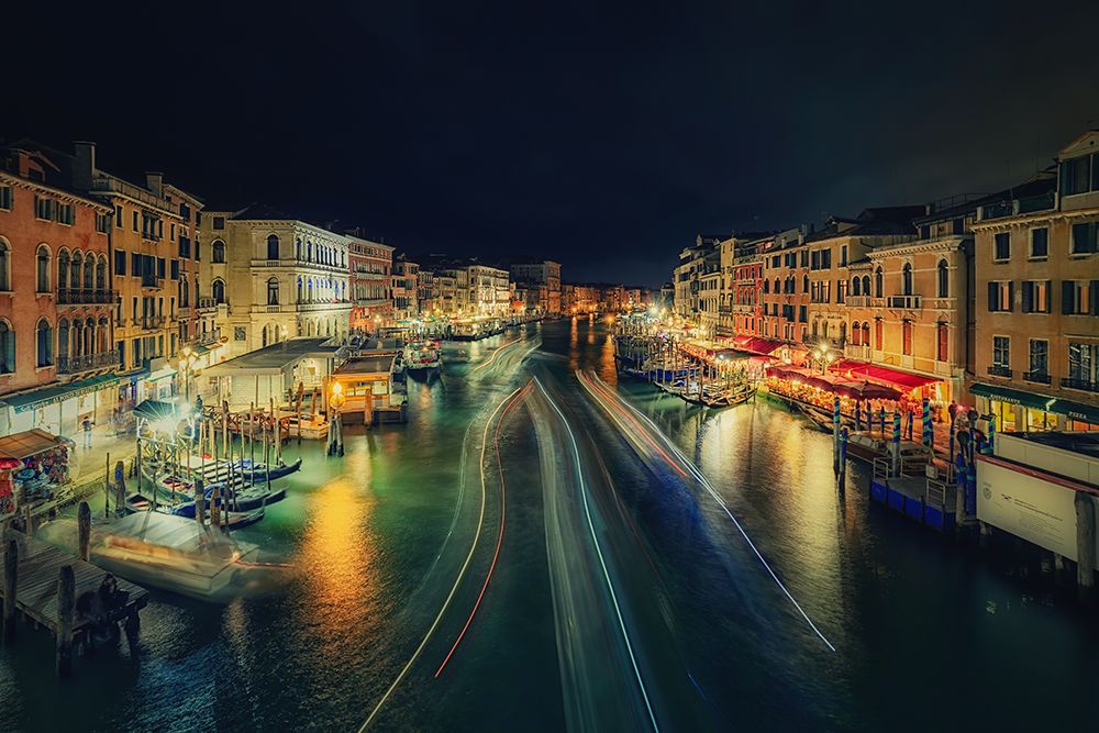 Lagoon Night art print by Daniele Atzori for $57.95 CAD