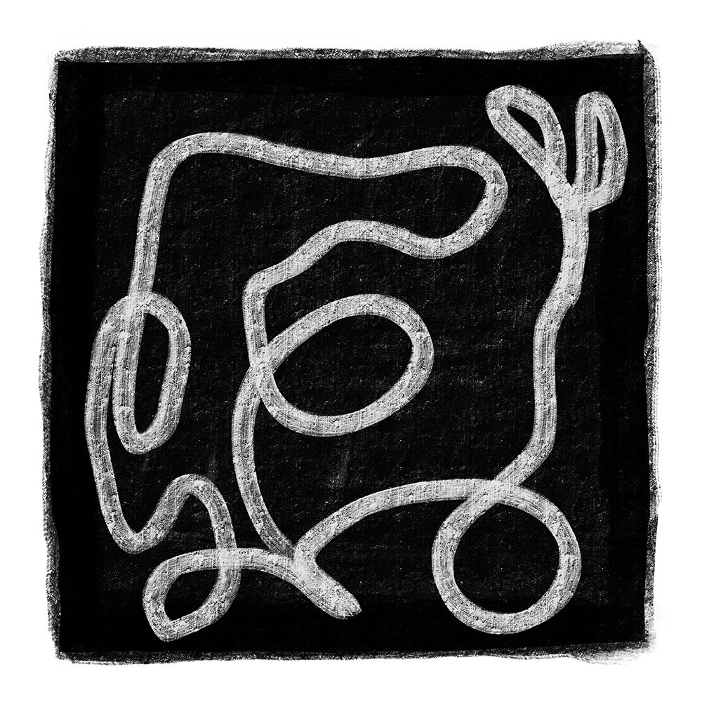 Black Scribble Lines 1 art print by Sharyn Bursic for $57.95 CAD