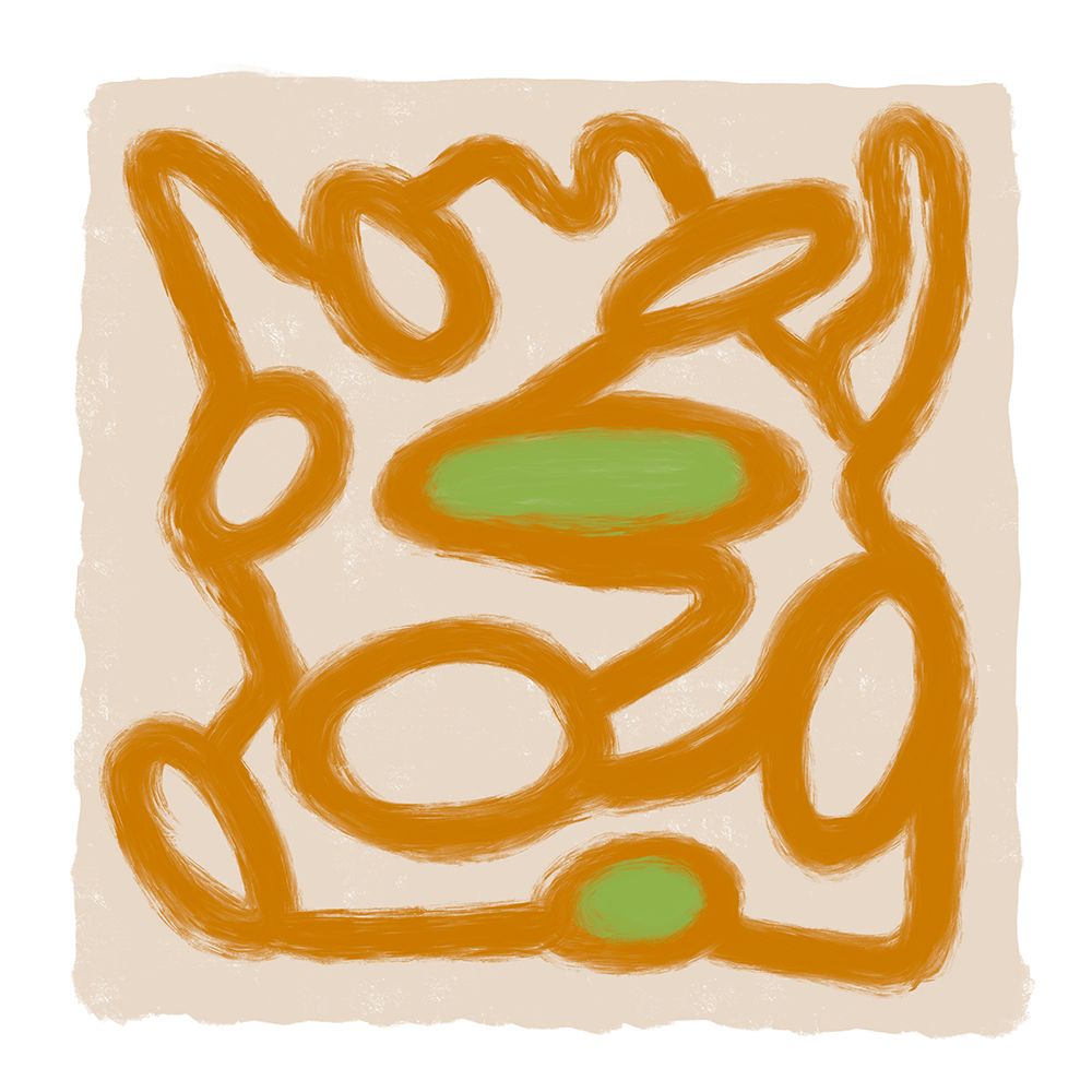Tan Scribble 1 art print by Sharyn Bursic for $57.95 CAD