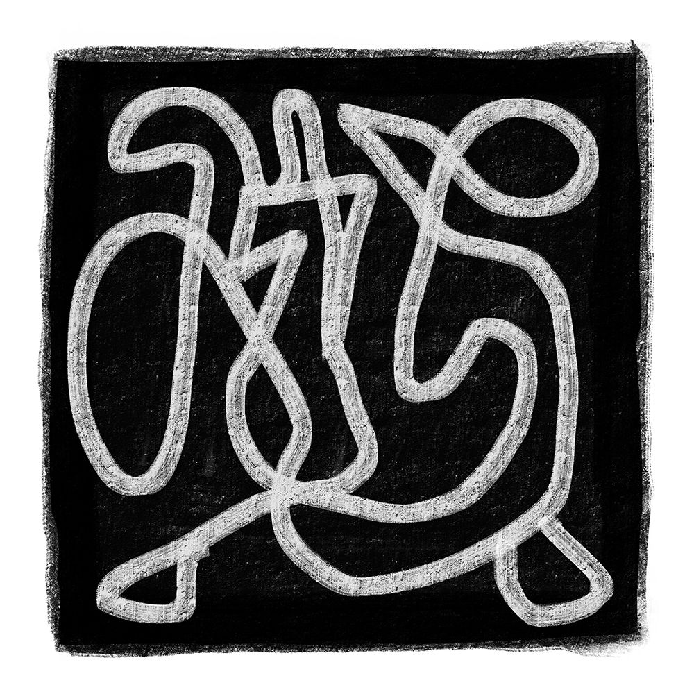 Black Scribble 3 art print by Sharyn Bursic for $57.95 CAD