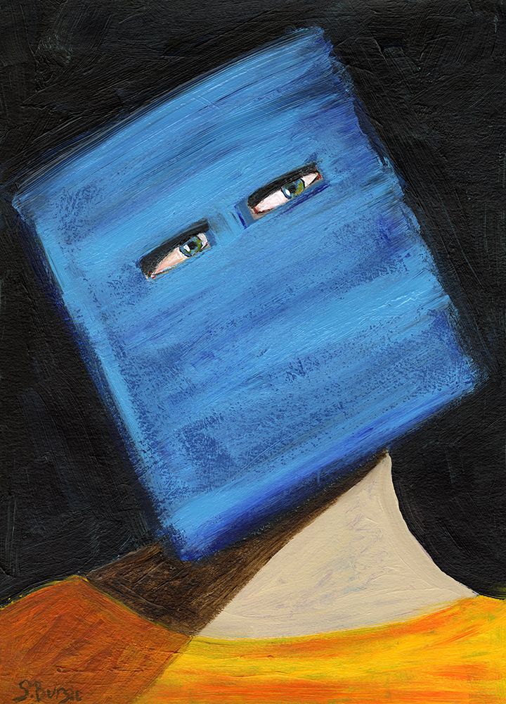 Hiding art print by Sharyn Bursic for $57.95 CAD