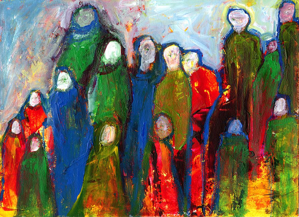 The Gathering art print by Sharyn Bursic for $57.95 CAD