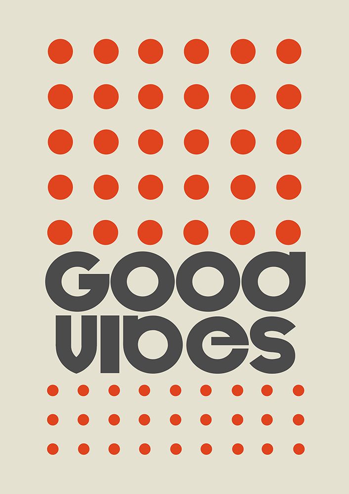 Good Vibes Orange art print by Frances Collett for $57.95 CAD