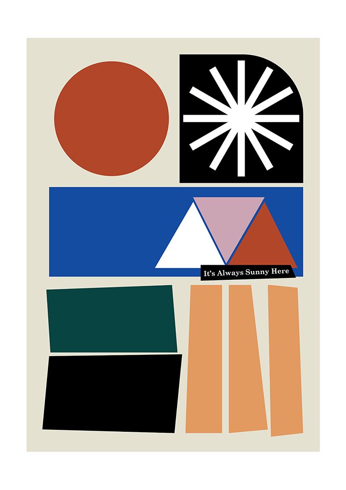 Its Always Sunny Here Greige art print by Frances Collett for $57.95 CAD