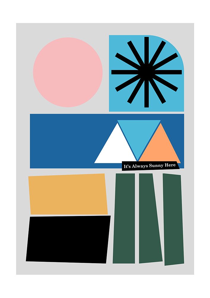 Its Always Sunny Here Grey art print by Frances Collett for $57.95 CAD
