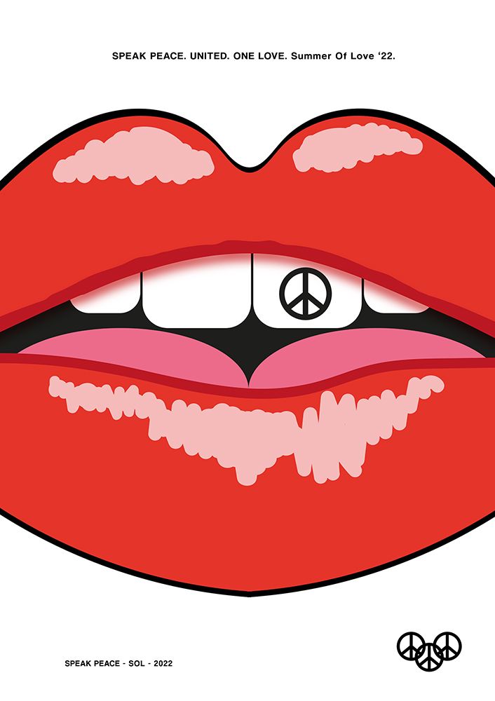 Speak Peace art print by Frances Collett for $57.95 CAD