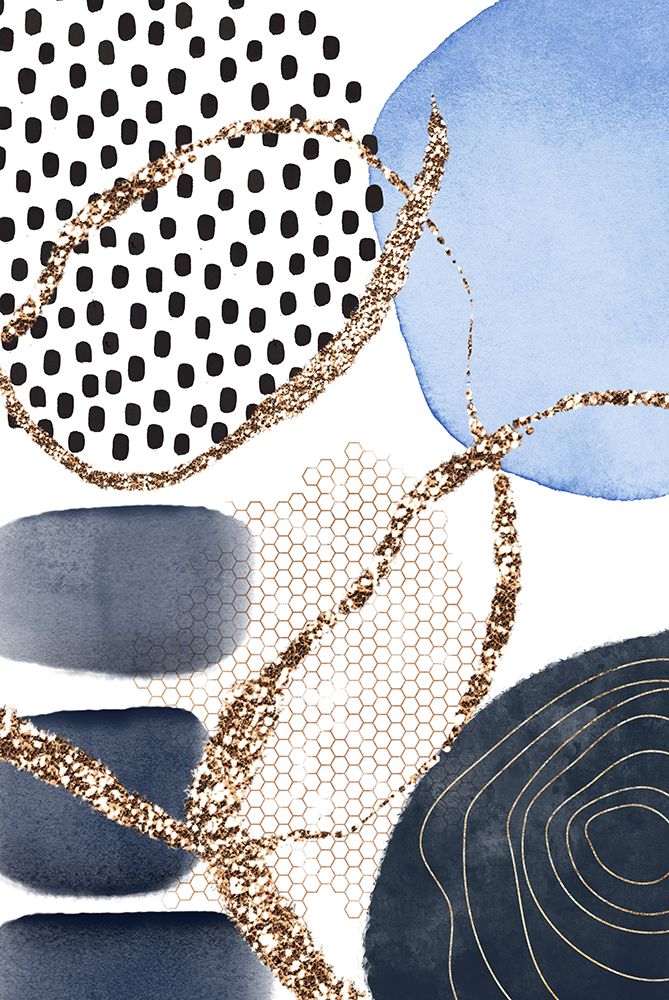 Aesthetic Blues-3 art print by Sally Ann Moss for $57.95 CAD