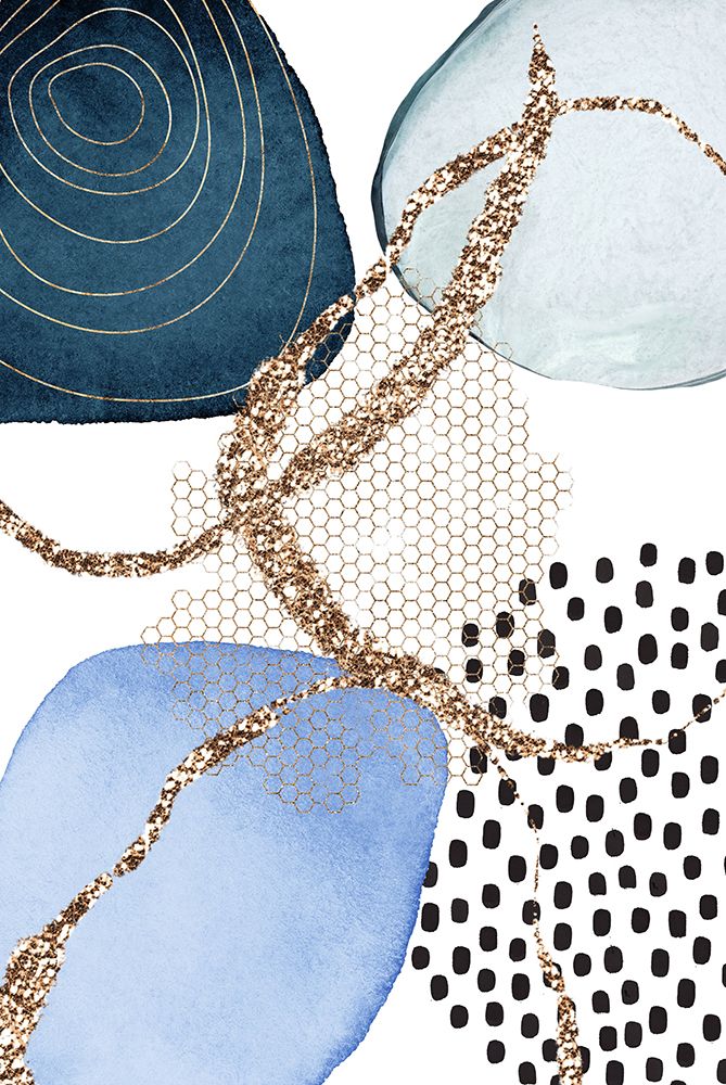 Aesthetic Blues-2 art print by Sally Ann Moss for $57.95 CAD