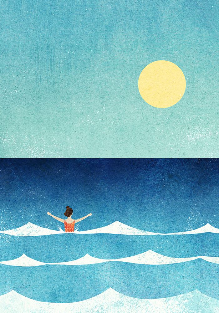 Sea Swim ii art print by Longwayhome for $57.95 CAD
