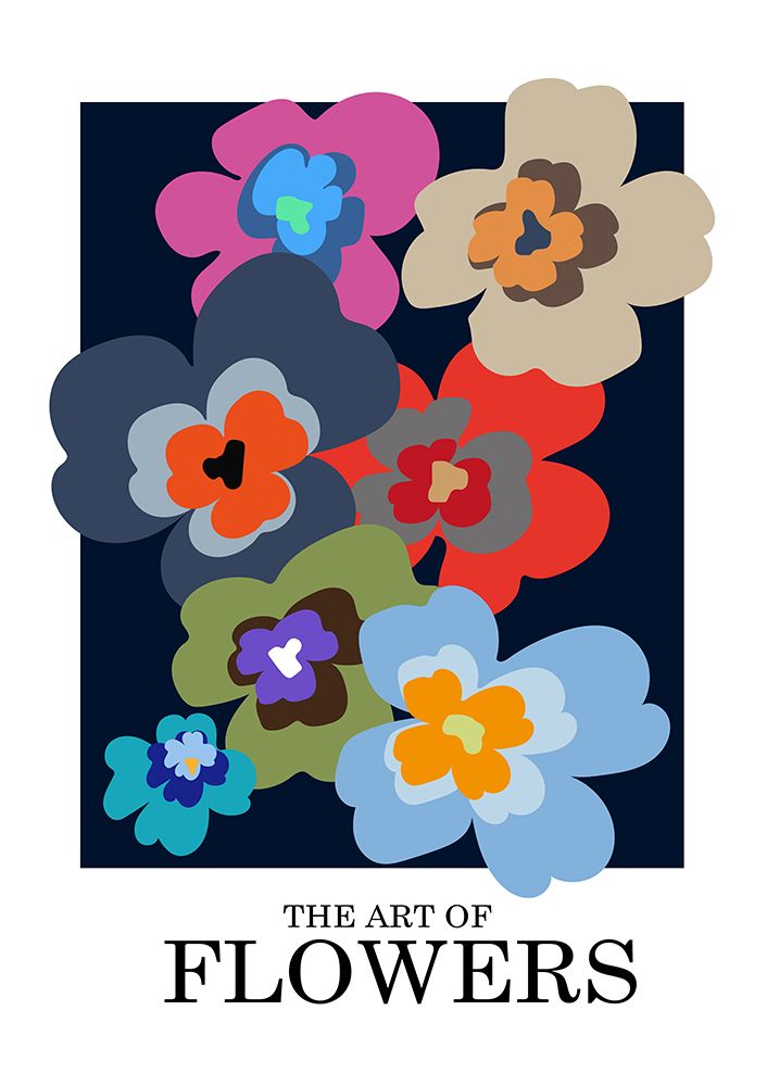 The Art Of Flowers Blue art print by Frances Collett for $57.95 CAD