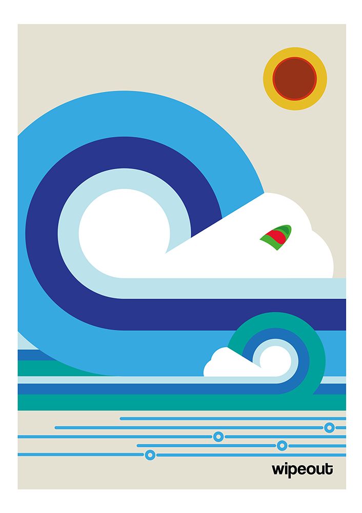 Wipeout art print by Frances Collett for $57.95 CAD