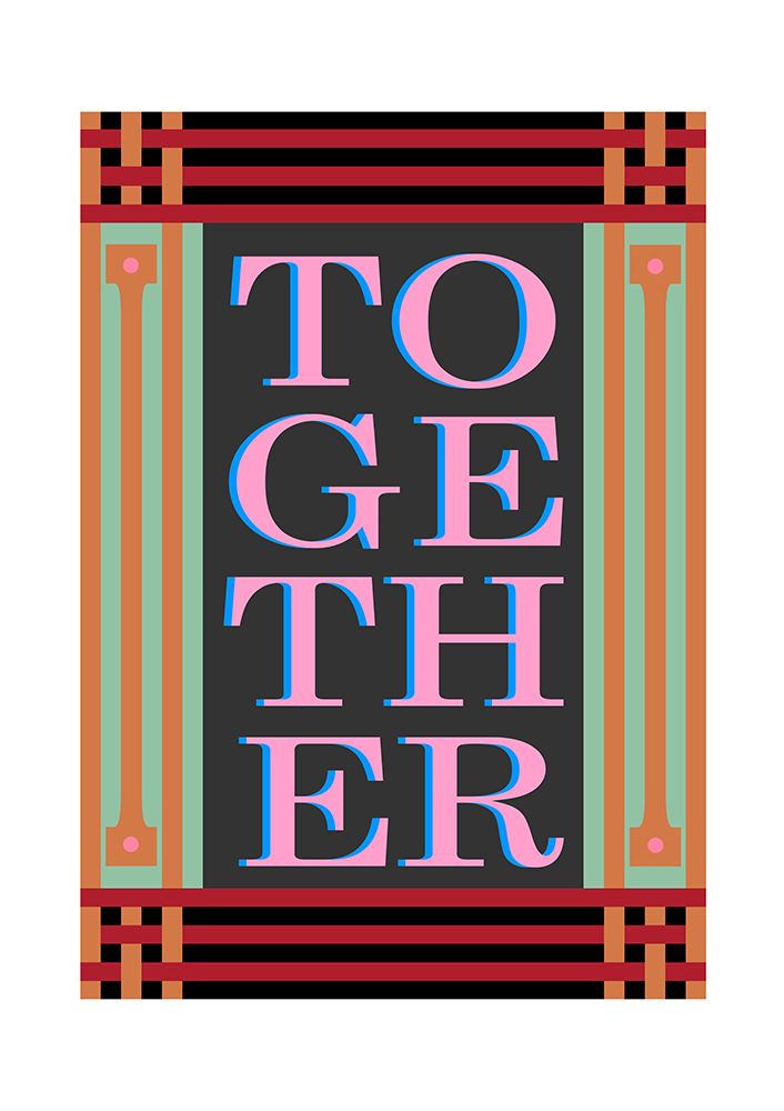 Together Black art print by Frances Collett for $57.95 CAD