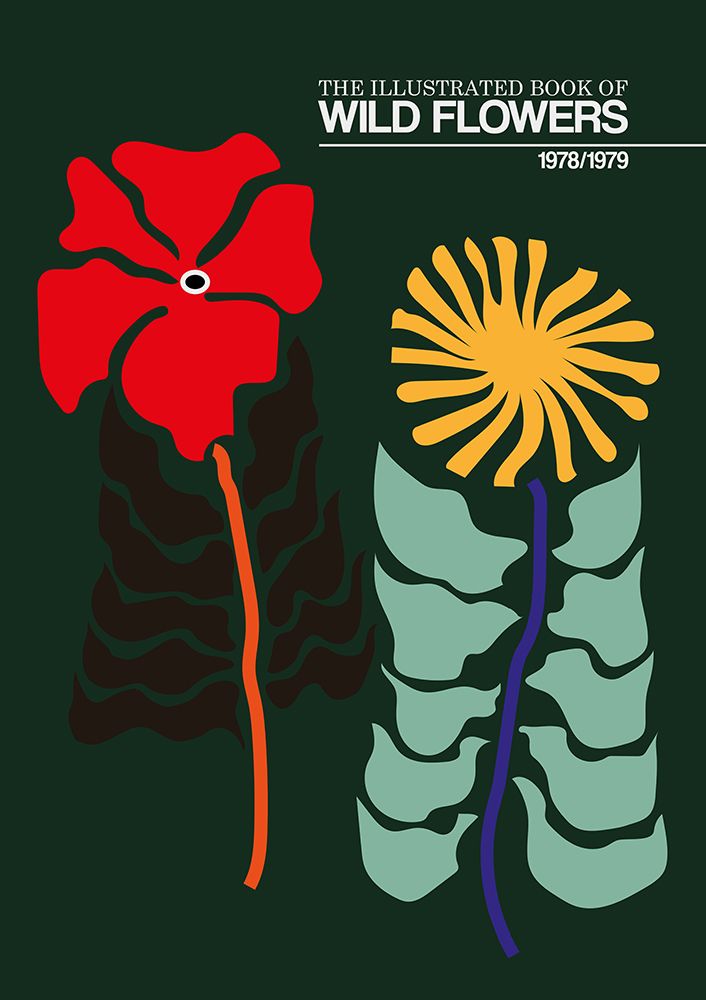 The Illustrated Book Of Wild Flowers Vol.2 Green art print by Frances Collett for $57.95 CAD