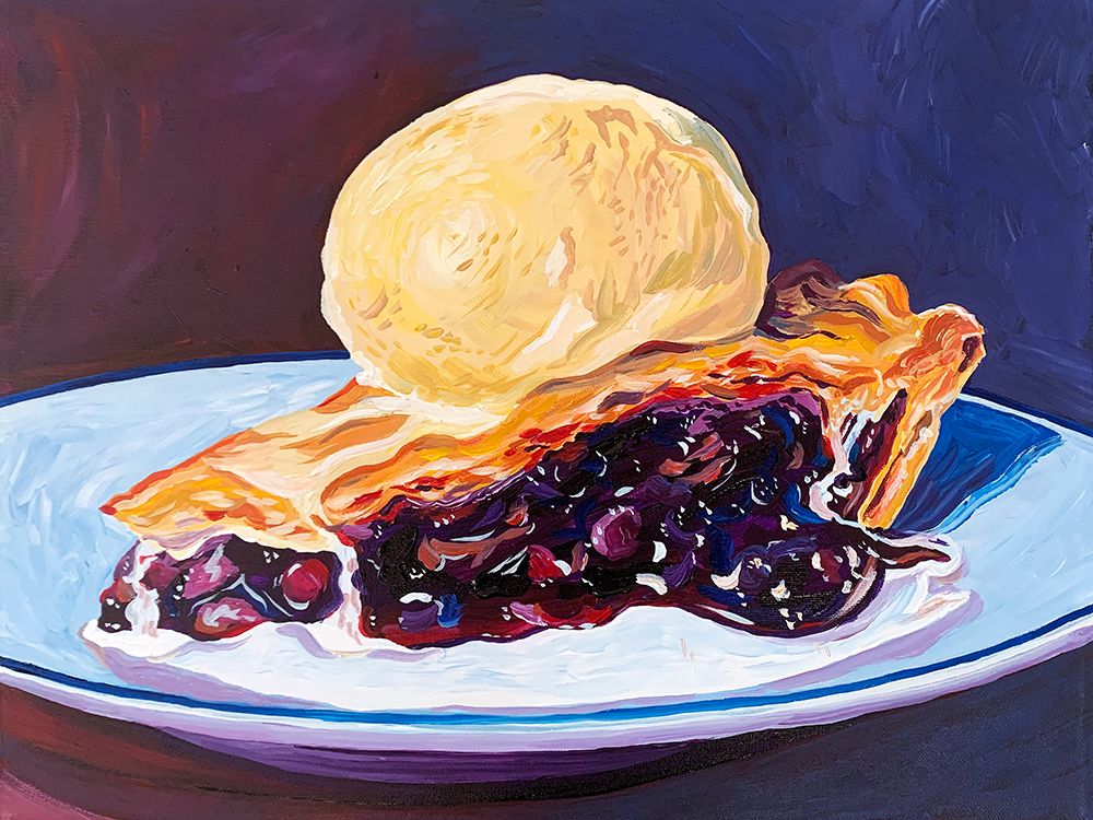 Blueberry Pie art print by Key and Sea for $57.95 CAD