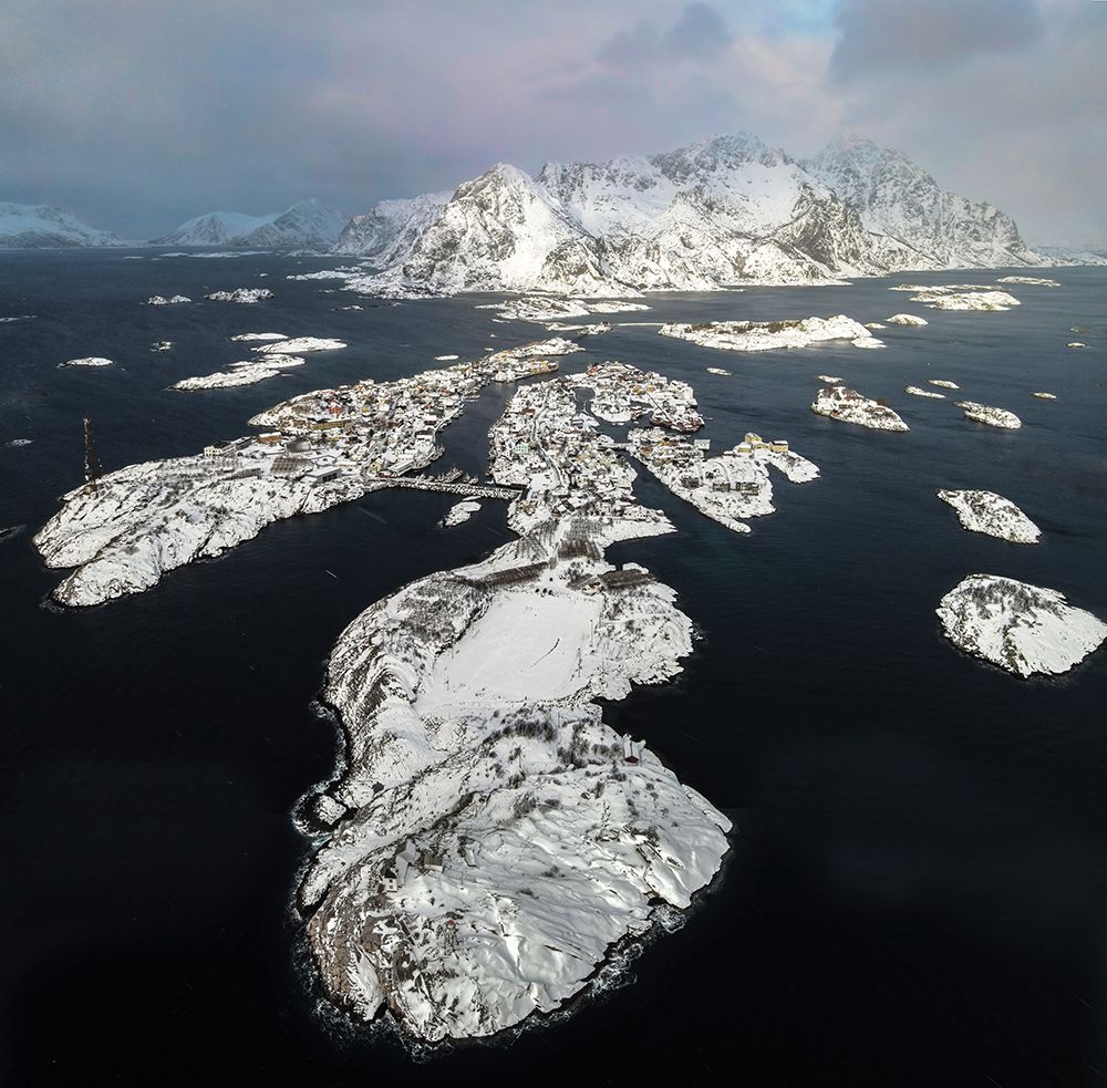 White Islands art print by Jie Jin for $57.95 CAD