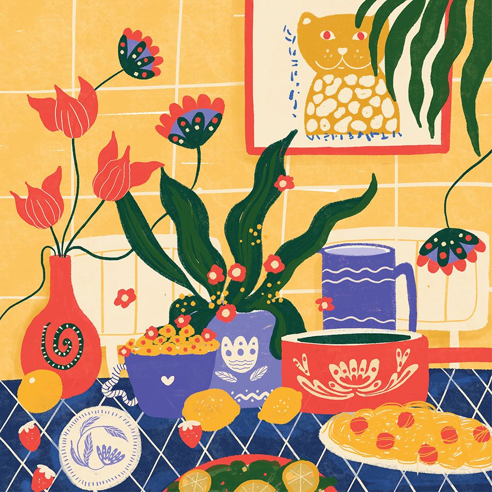 Summer Lunch art print by Shriya Bhattacharya for $57.95 CAD