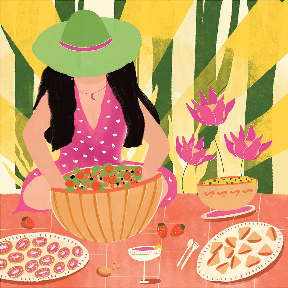 Tropical Picnic art print by Shriya Bhattacharya for $57.95 CAD