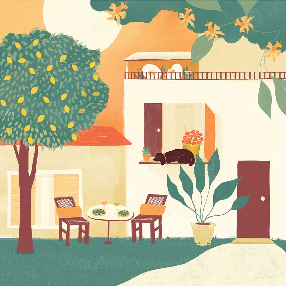 Tuscan Vacation art print by Shriya Bhattacharya for $57.95 CAD