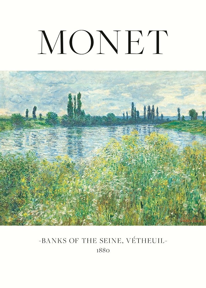 Banks Of The Seine art print by Pictufy for $57.95 CAD