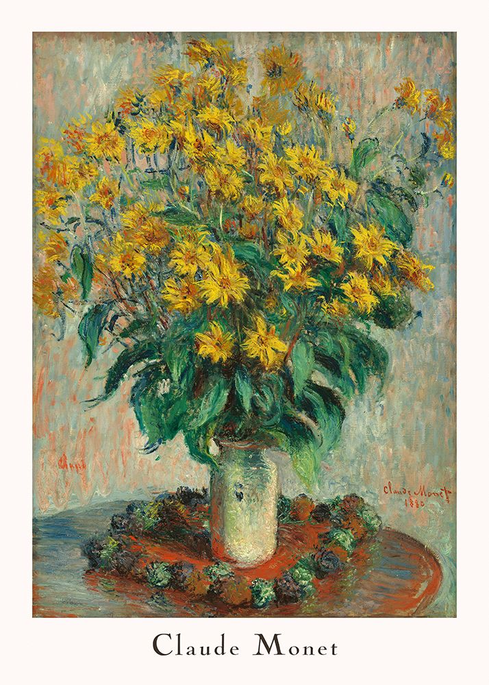 Jerusalem Artichoke Flowers art print by Pictufy for $57.95 CAD