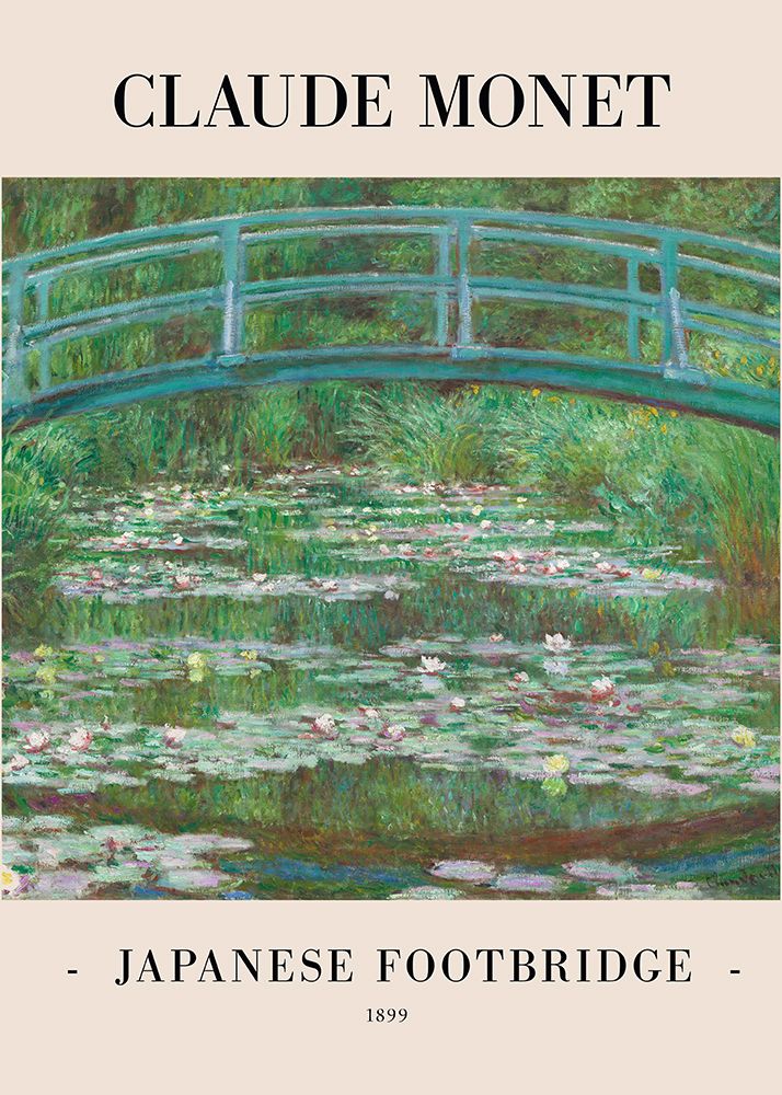 Japanese Footbridge 1899 art print by Pictufy for $57.95 CAD