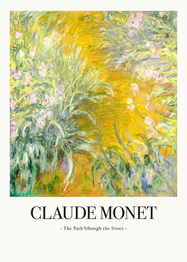 The Path Through The Irises art print by Pictufy for $57.95 CAD
