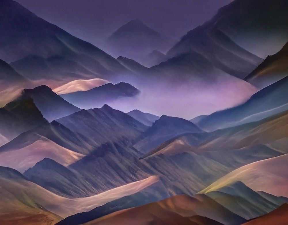 Winters Patchwork art print by Robin Wechsler for $57.95 CAD